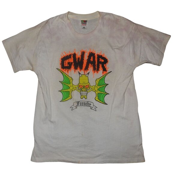 Vintage 90s GWAR Frenchy Comic Graphic This Is You On GWAR T-Shirt Large